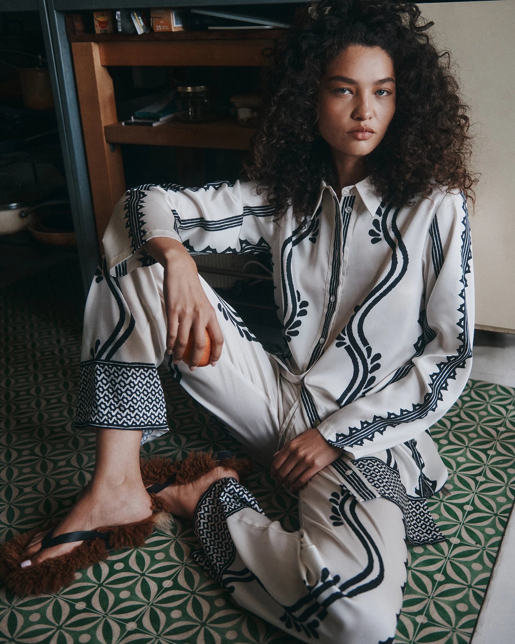Hansen & Gretel | Allora Shirt - Geo Waves