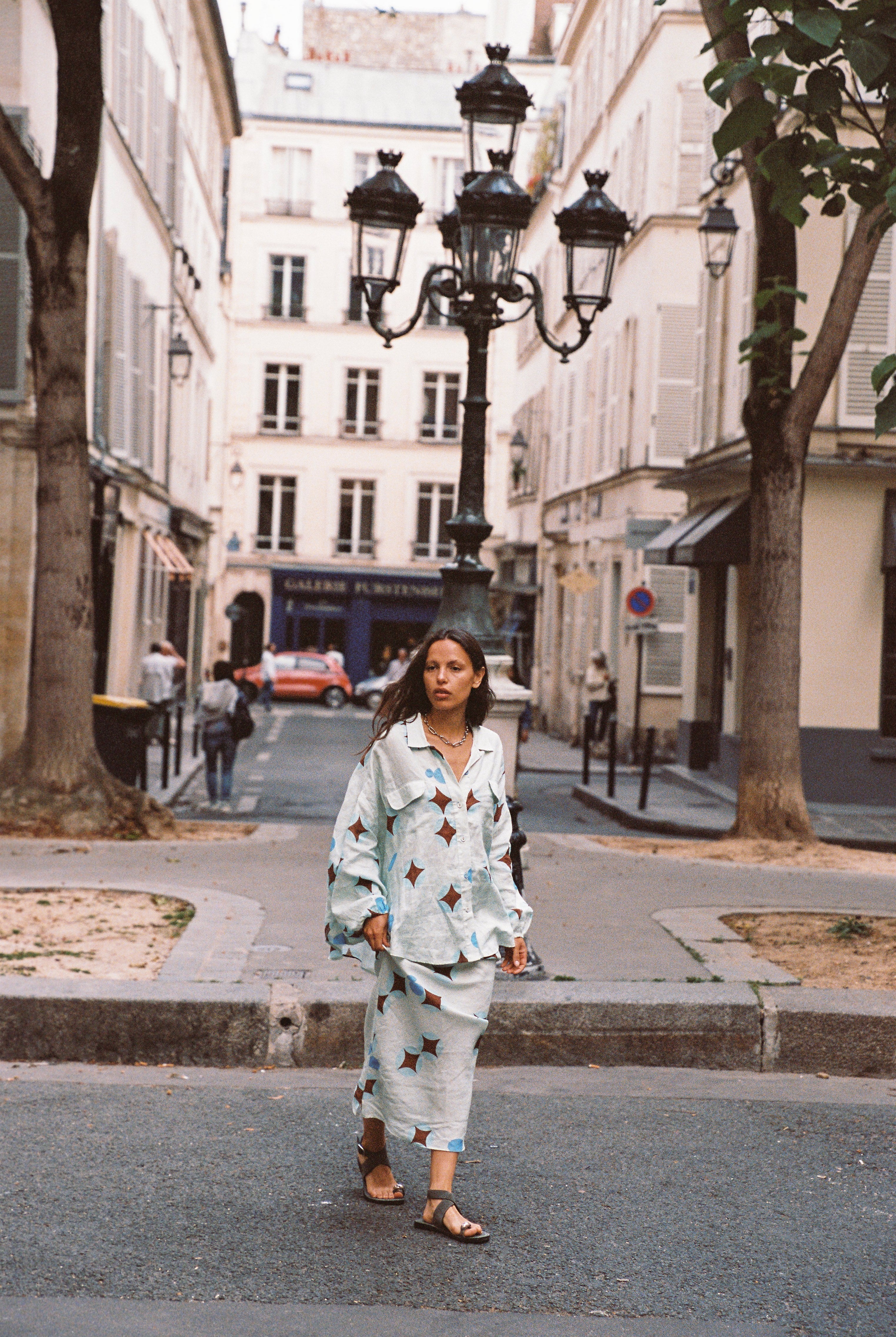 Kinga Csilla | Aquarius Column Skirt