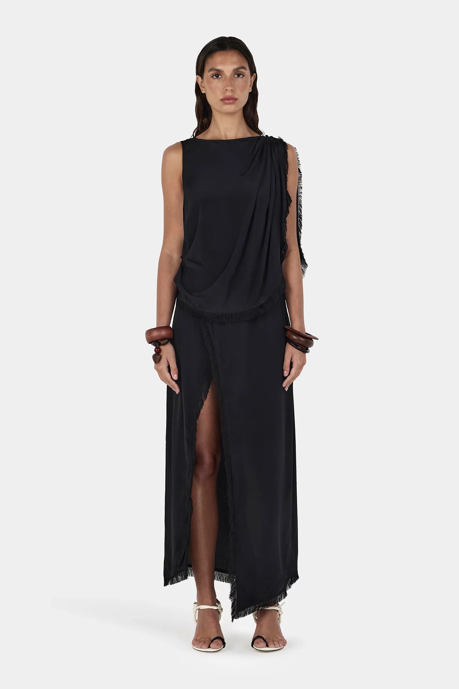 Hansen & Gretel | Arcadia Midi Dress - Black
