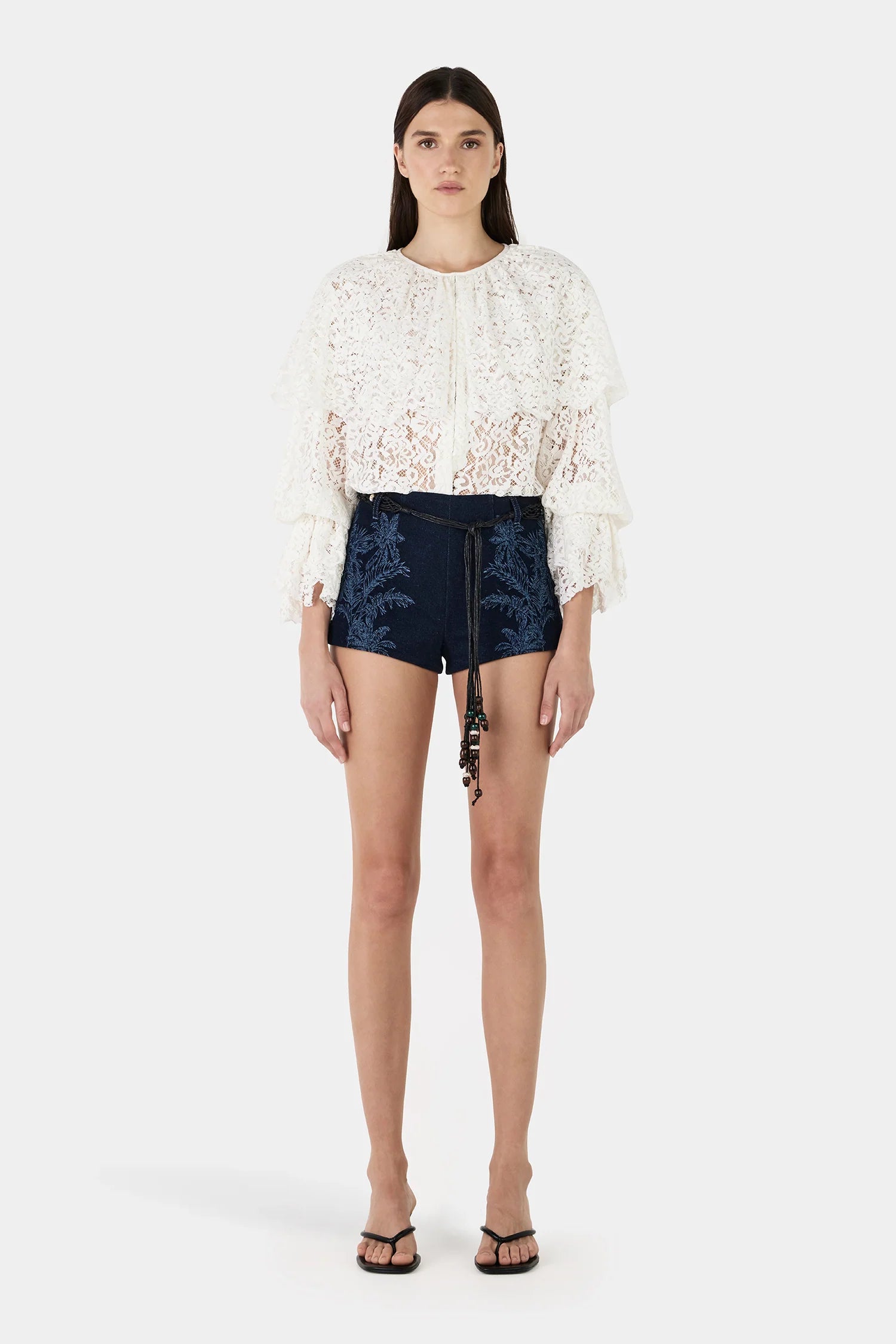 Hansen & Gretel | Jacques Denim Shortie - Tropicana Denim