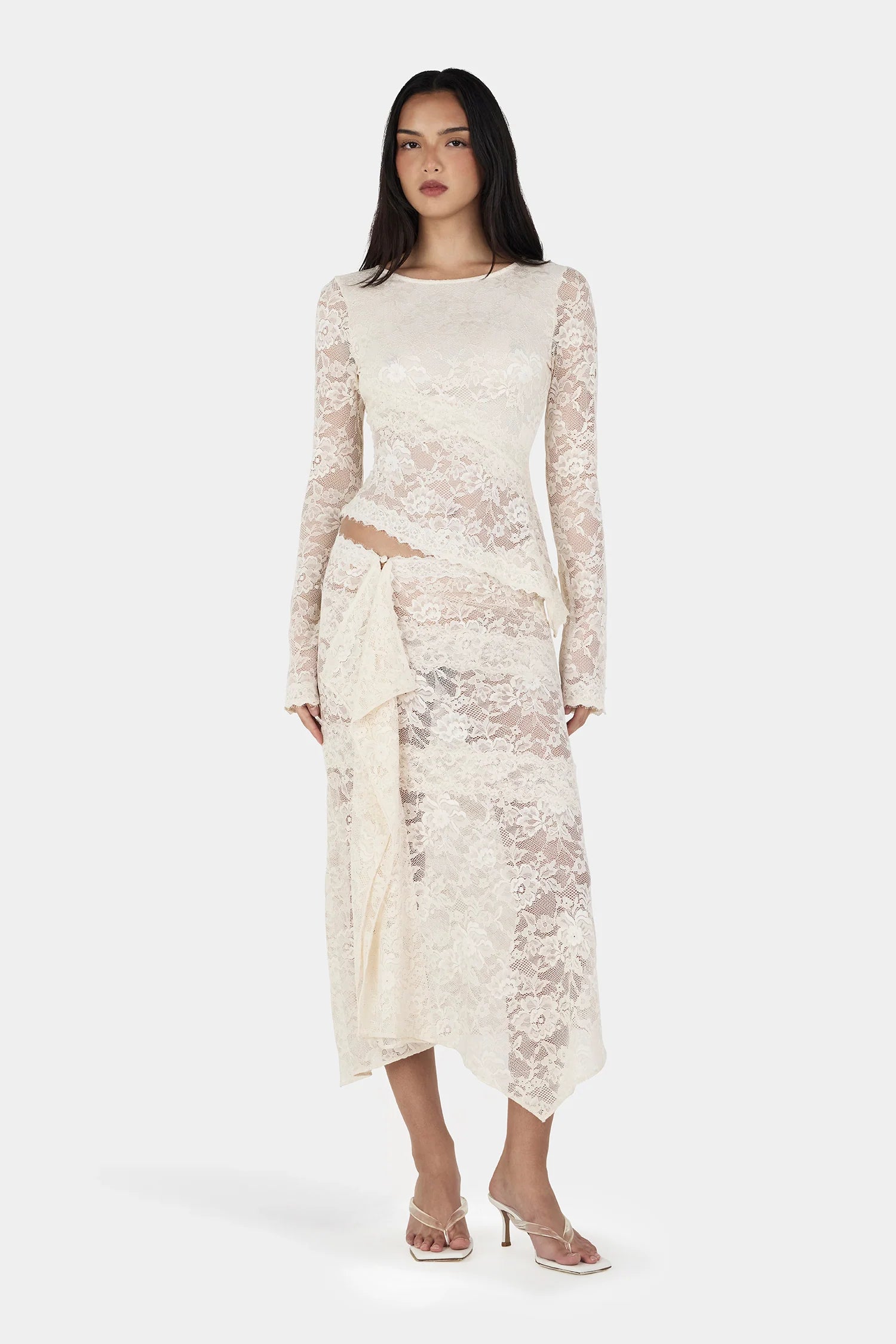 Ownley | Gigi Wrap Skirt - Ivory