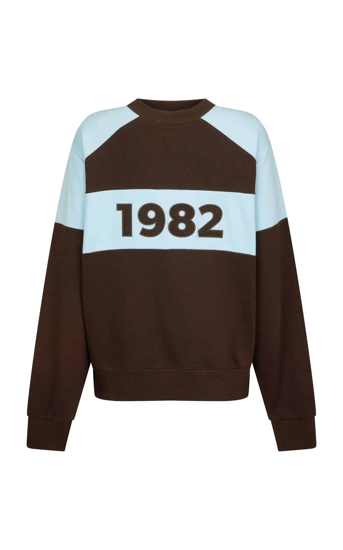 Araminta James | 1982 Contrast Knit Sweater Espresso