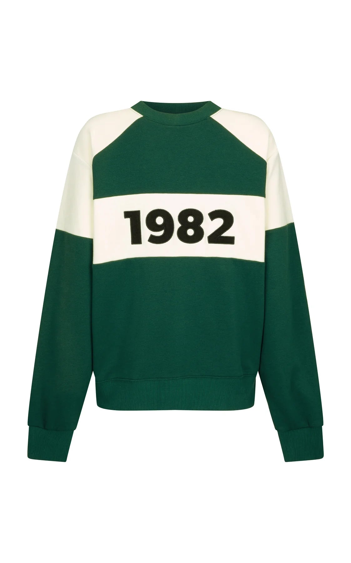 Araminta James | 1982 Contrast Knit Sweater Forest