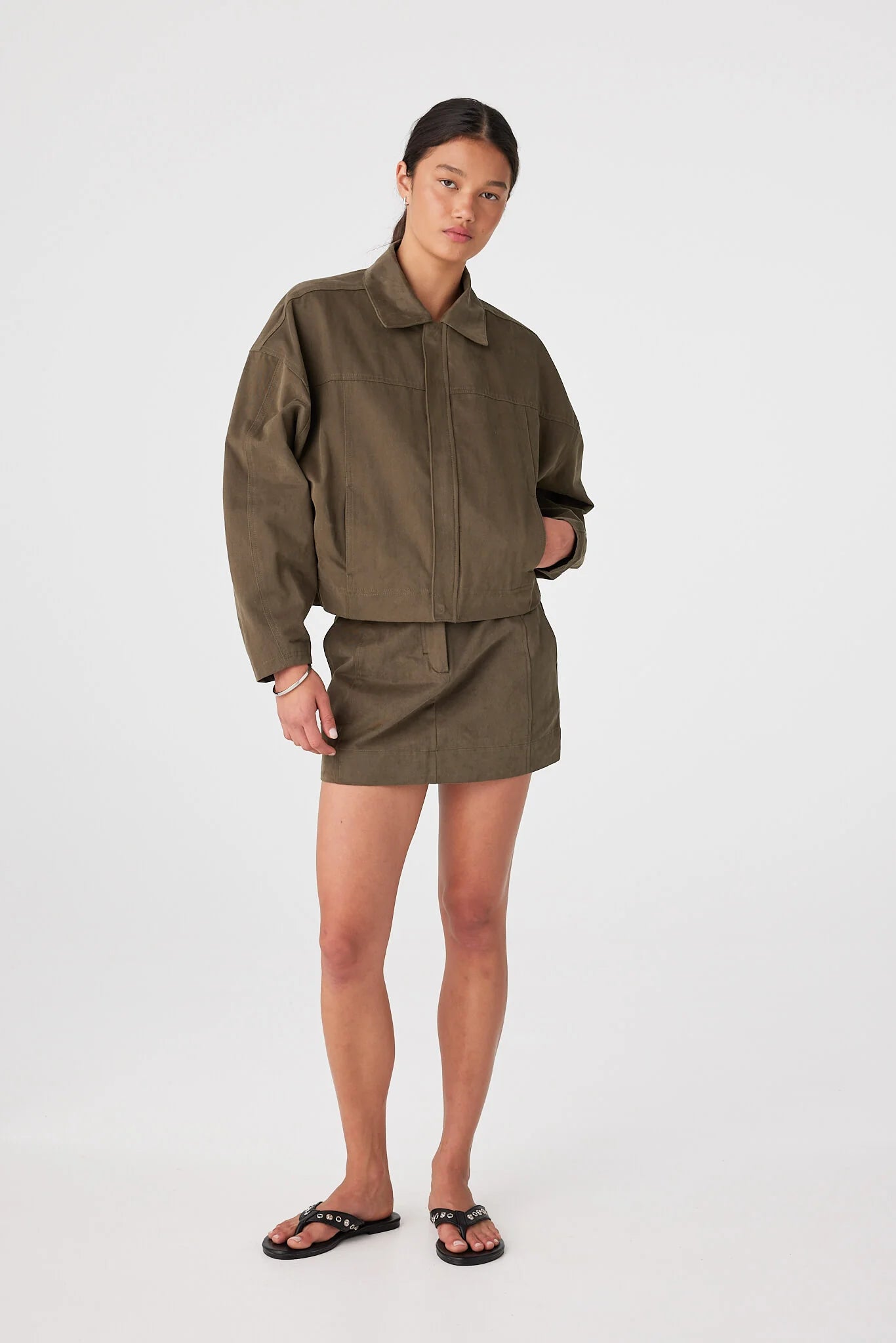 Arcaa Movement | Eames Mini Skirt - Khaki