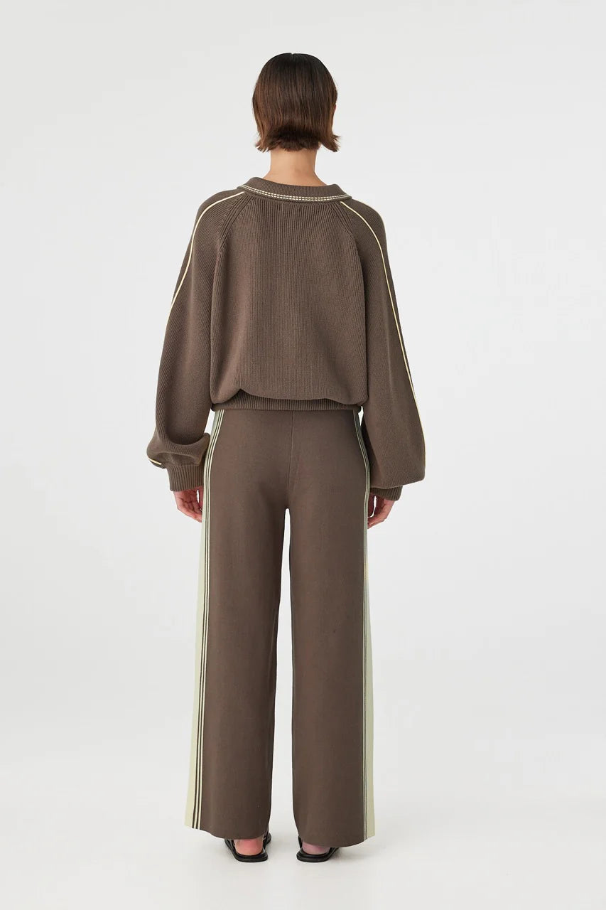 Arcaa Movement | Nella Zip Sweater - Pavement & Butter