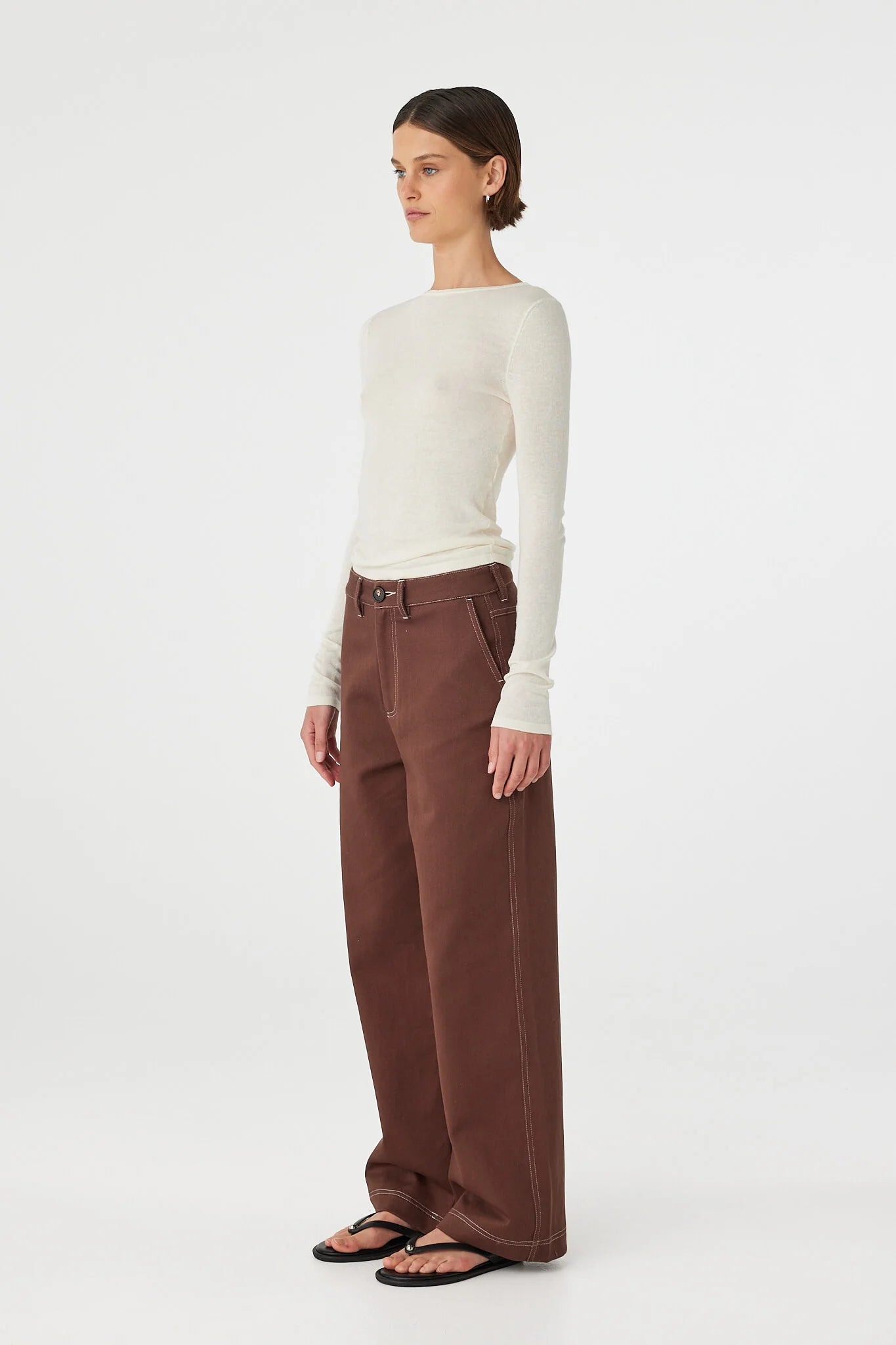 Arcaa Movement | Aston Ls Top - Cream