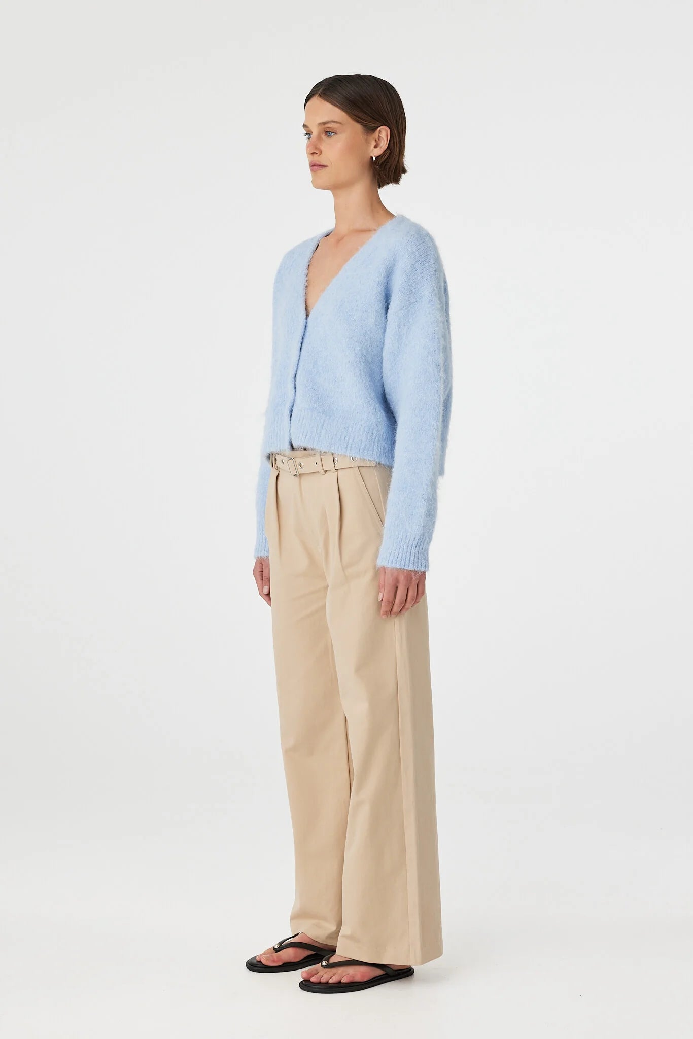 Arcaa Movement | Liora Fluffy Cardigan - Sky