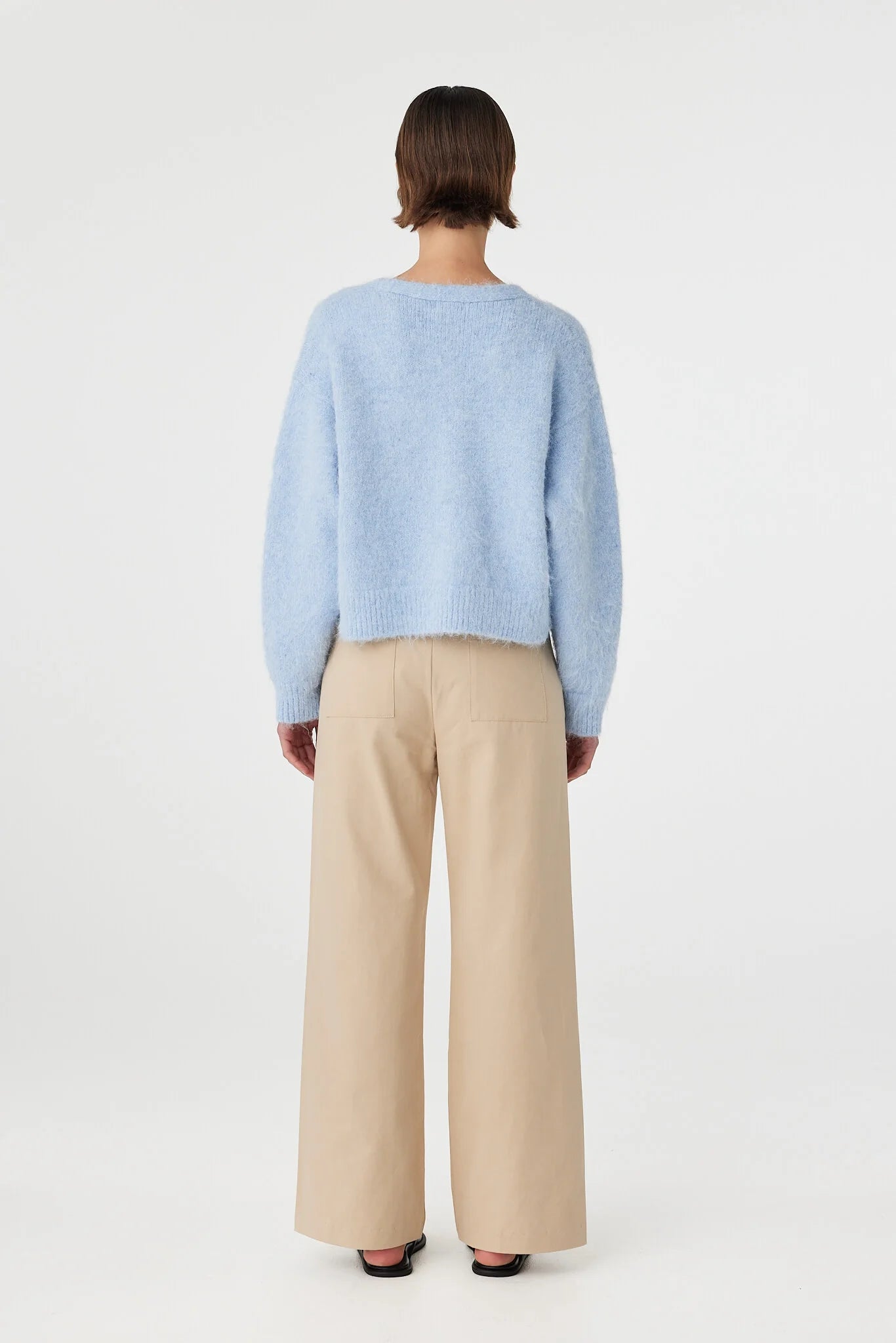 Arcaa Movement | Liora Fluffy Cardigan - Sky