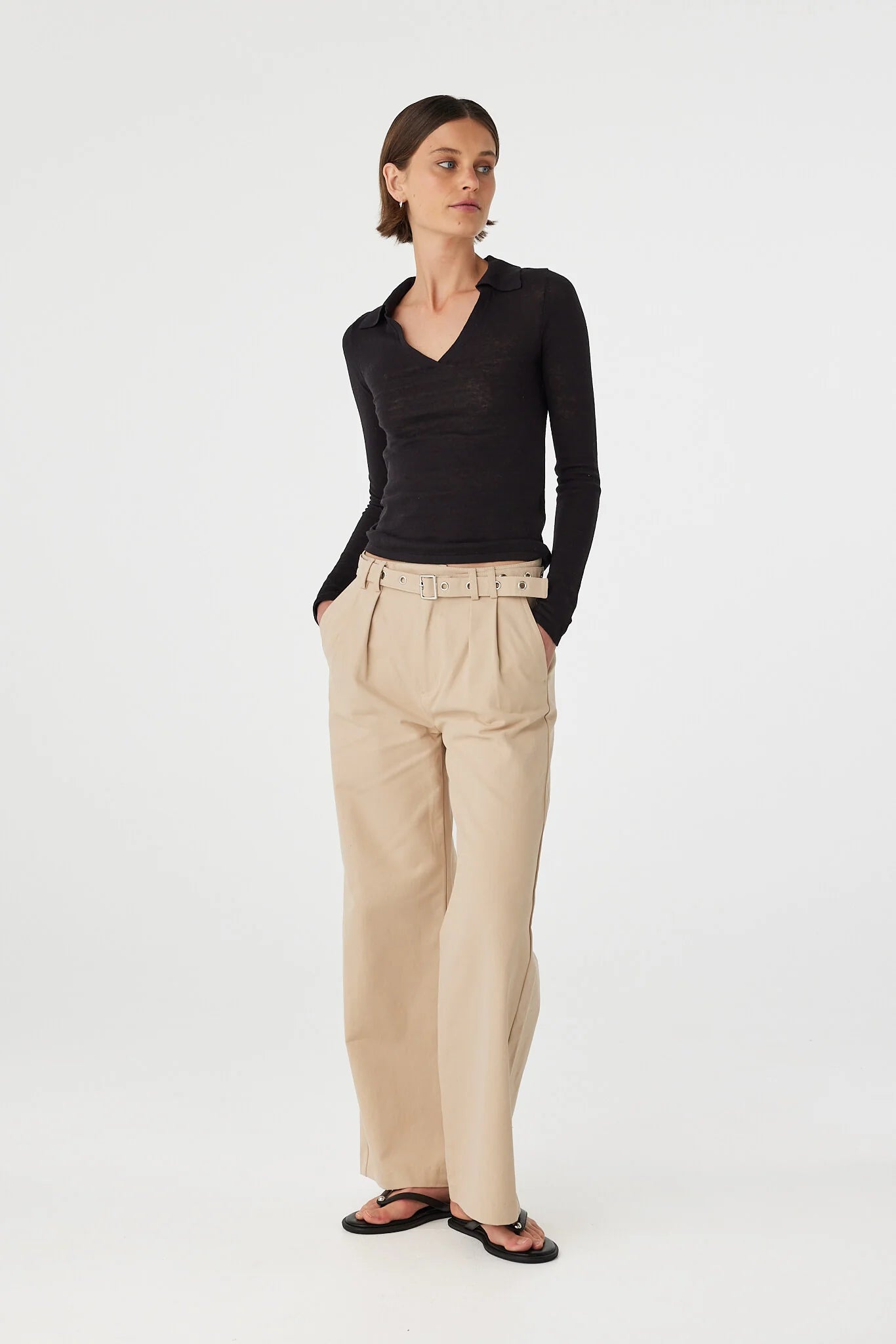 Arcaa Movement | Mae Long Sleeve Top - Black