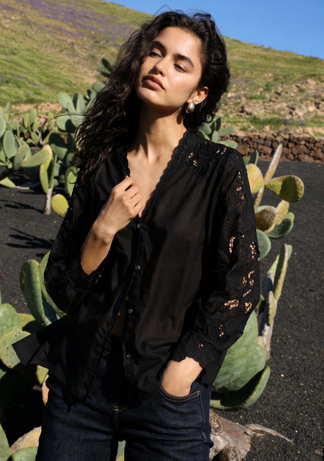 Auguste The Label | Talia Blouse - Black