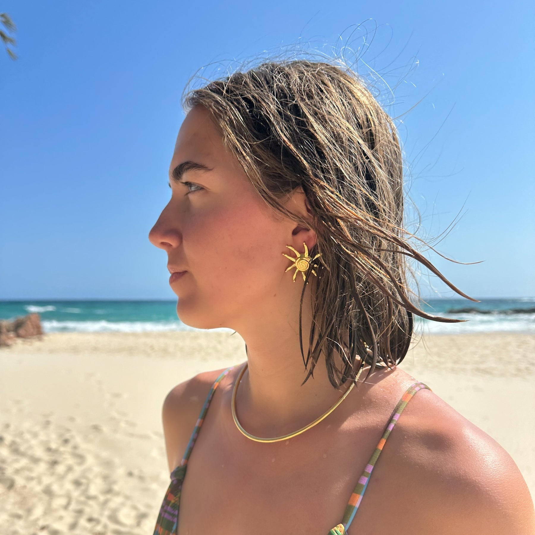 Briwok | XL Tangalooma Sun Earrings
