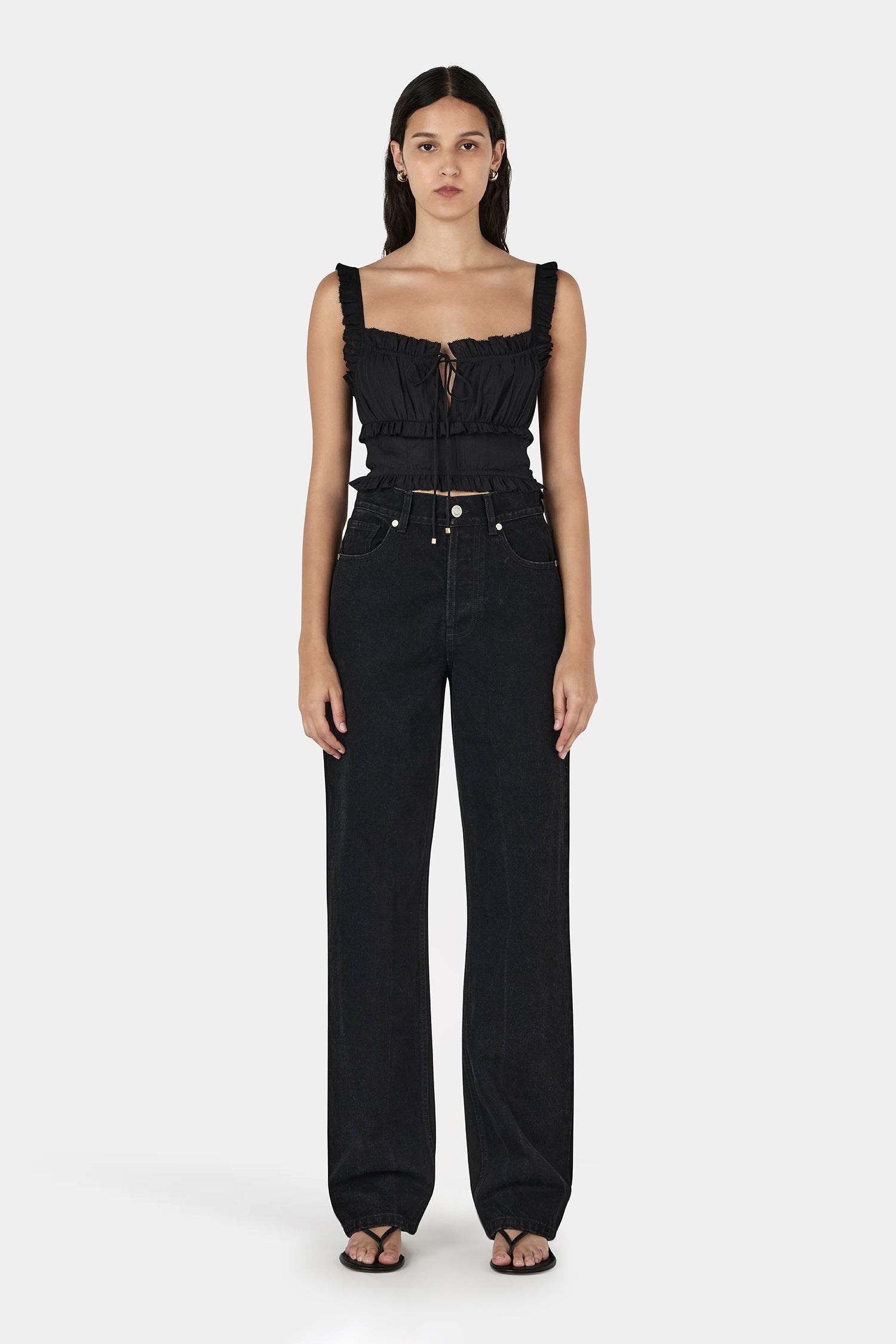 Hansen & Gretel | Ryan Straight Jean - Black