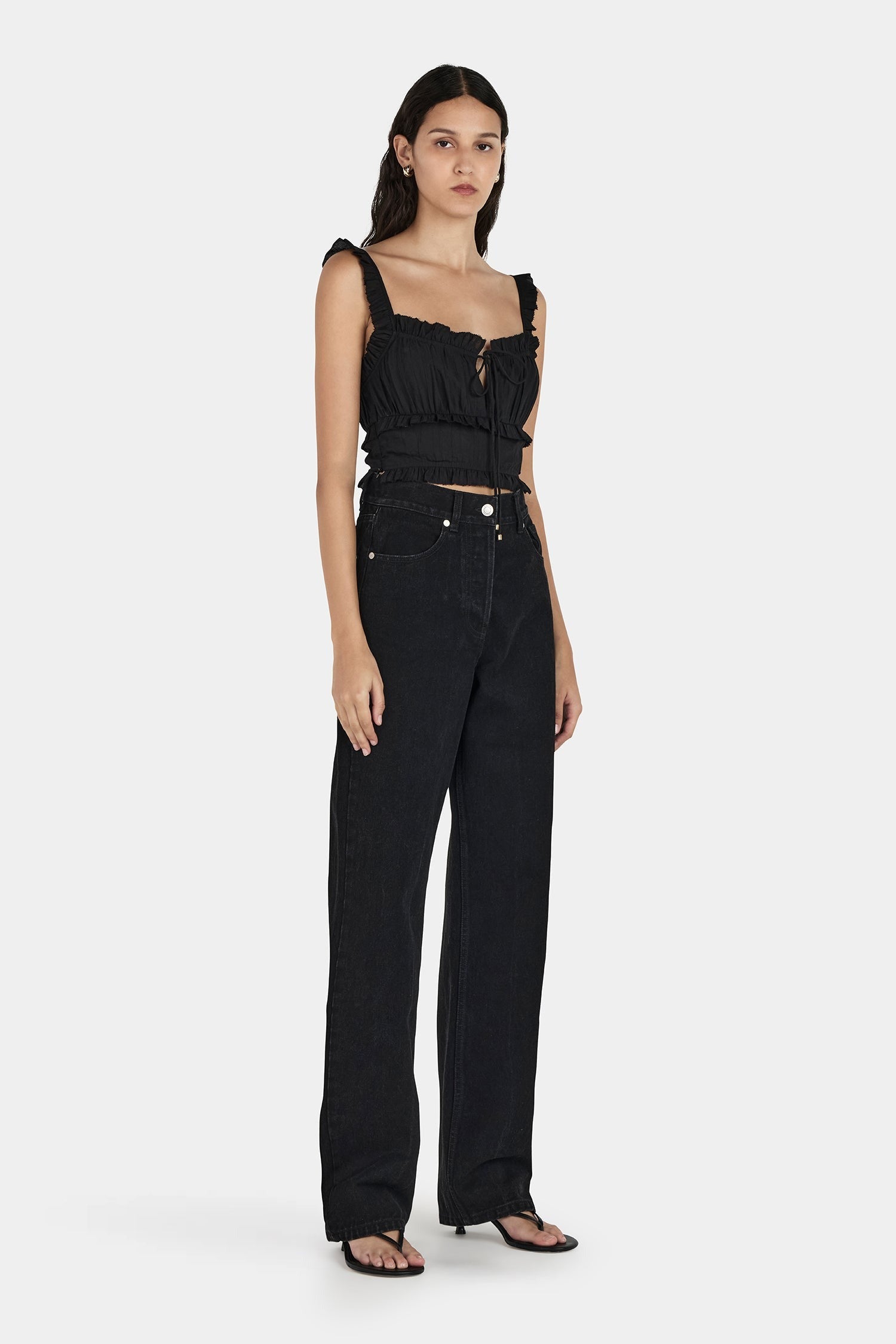 Hansen & Gretel | Ryan Straight Jean - Black