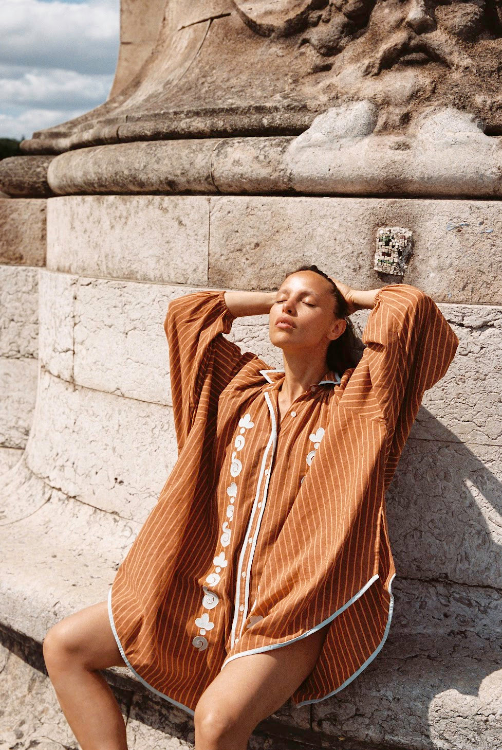Kinga Csilla | Bello Swirl Cupio Shirt Dress