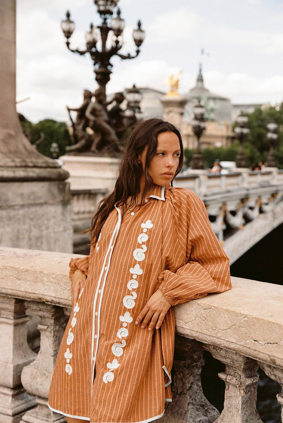 Kinga Csilla | Bello Swirl Cupio Shirt Dress