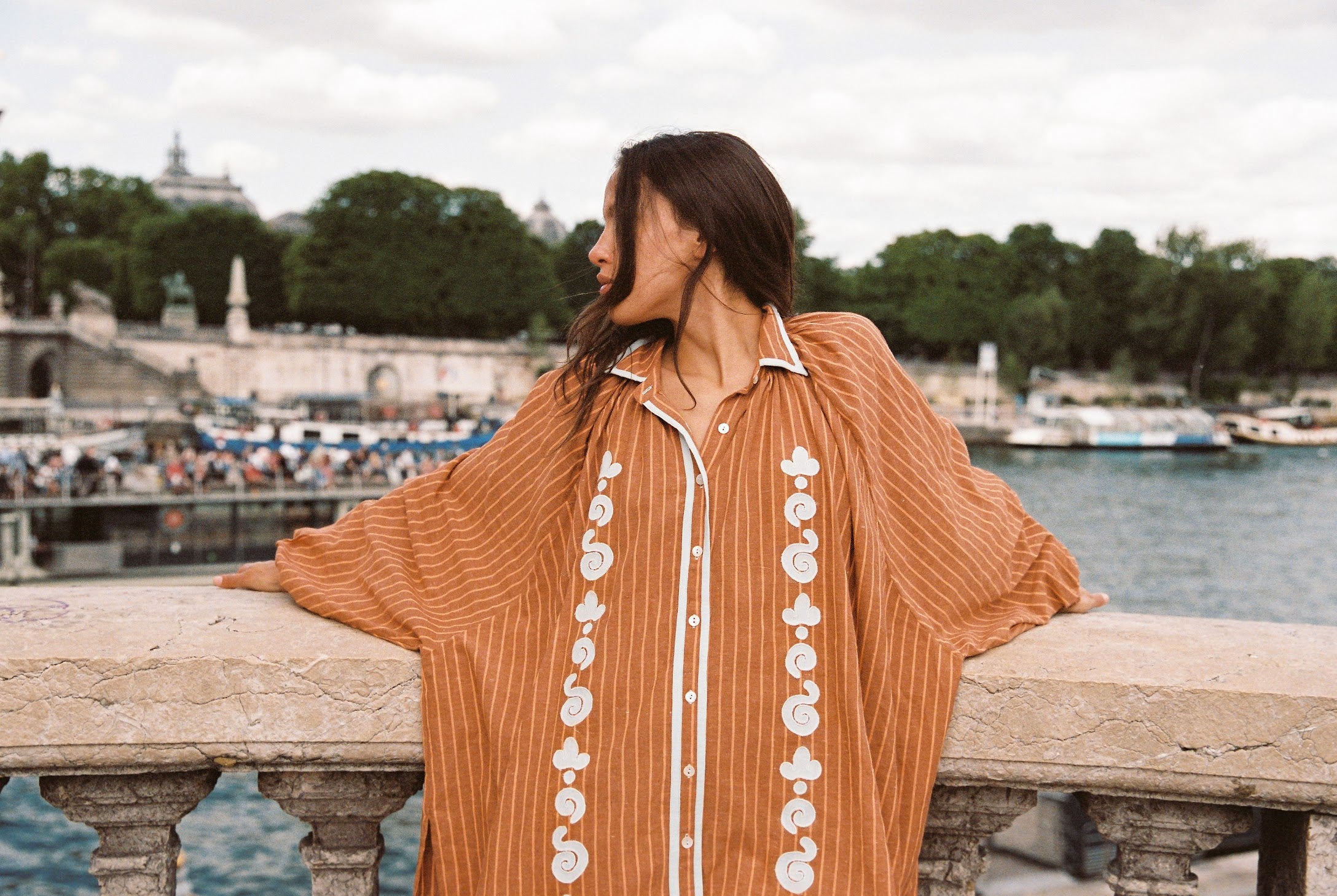 Kinga Csilla | Bello Swirl Cupio Shirt Dress