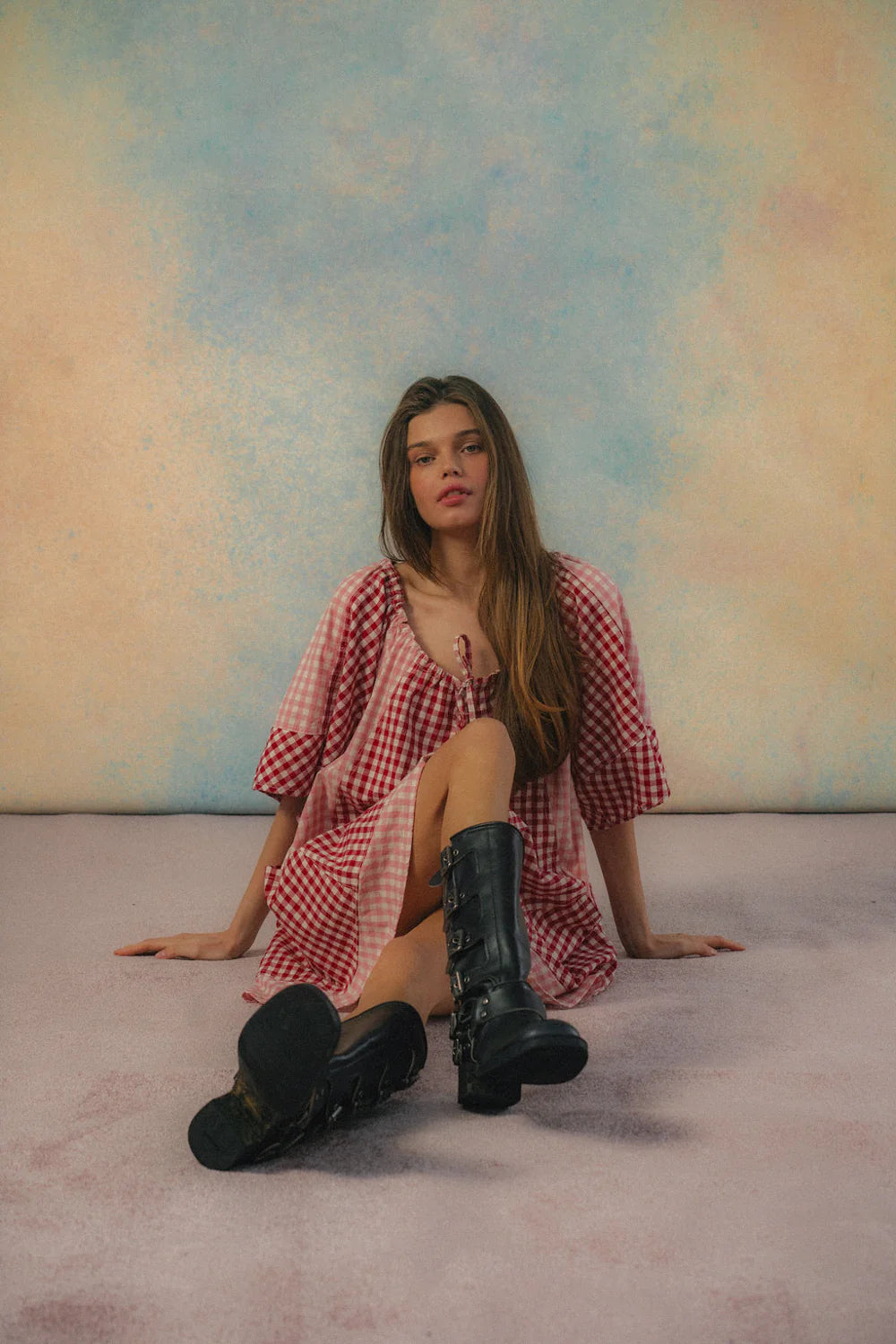 Ciao Ciao Vacation | Bloom Check Dress