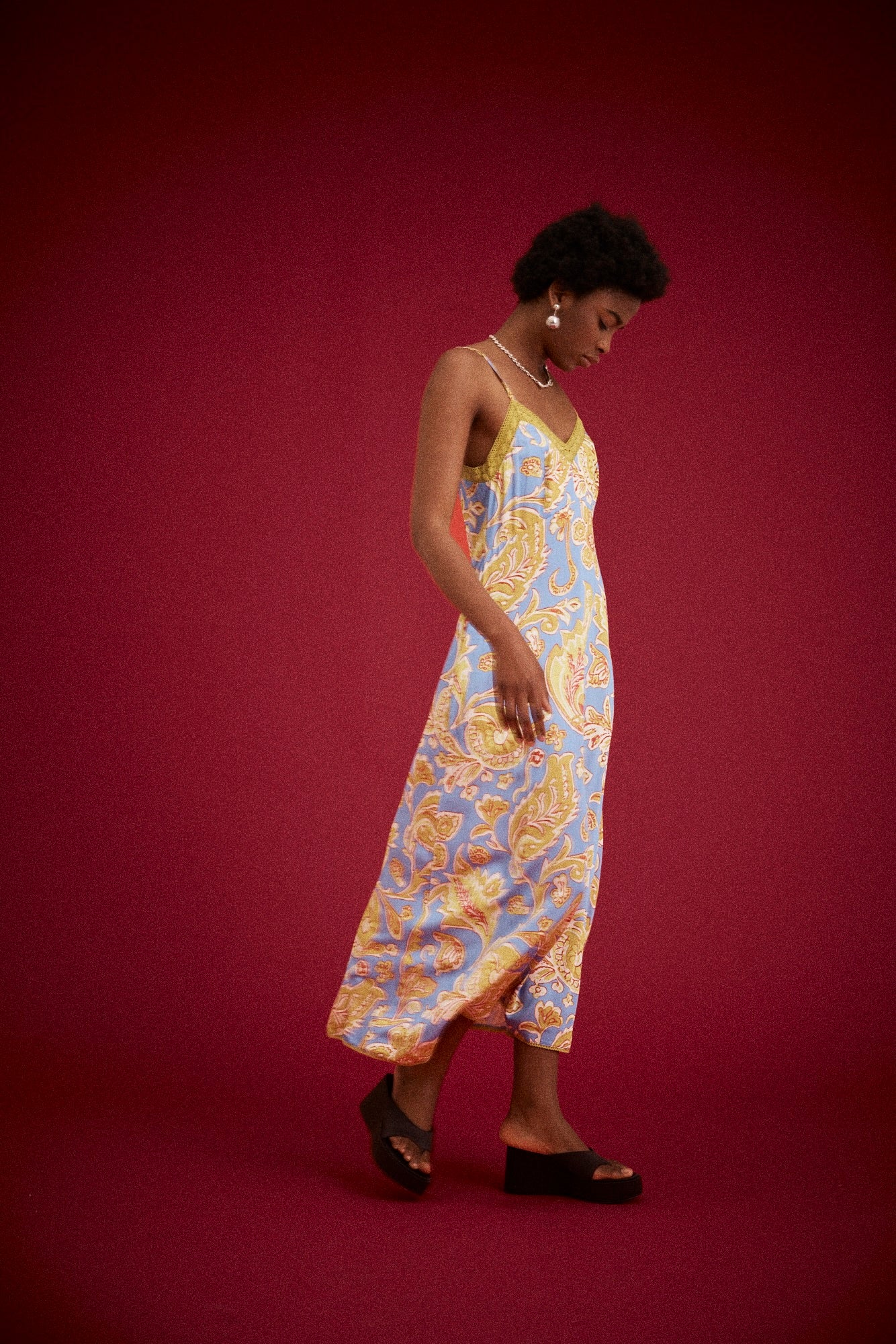 Kinga Csilla | Blue Miller Malter Dress