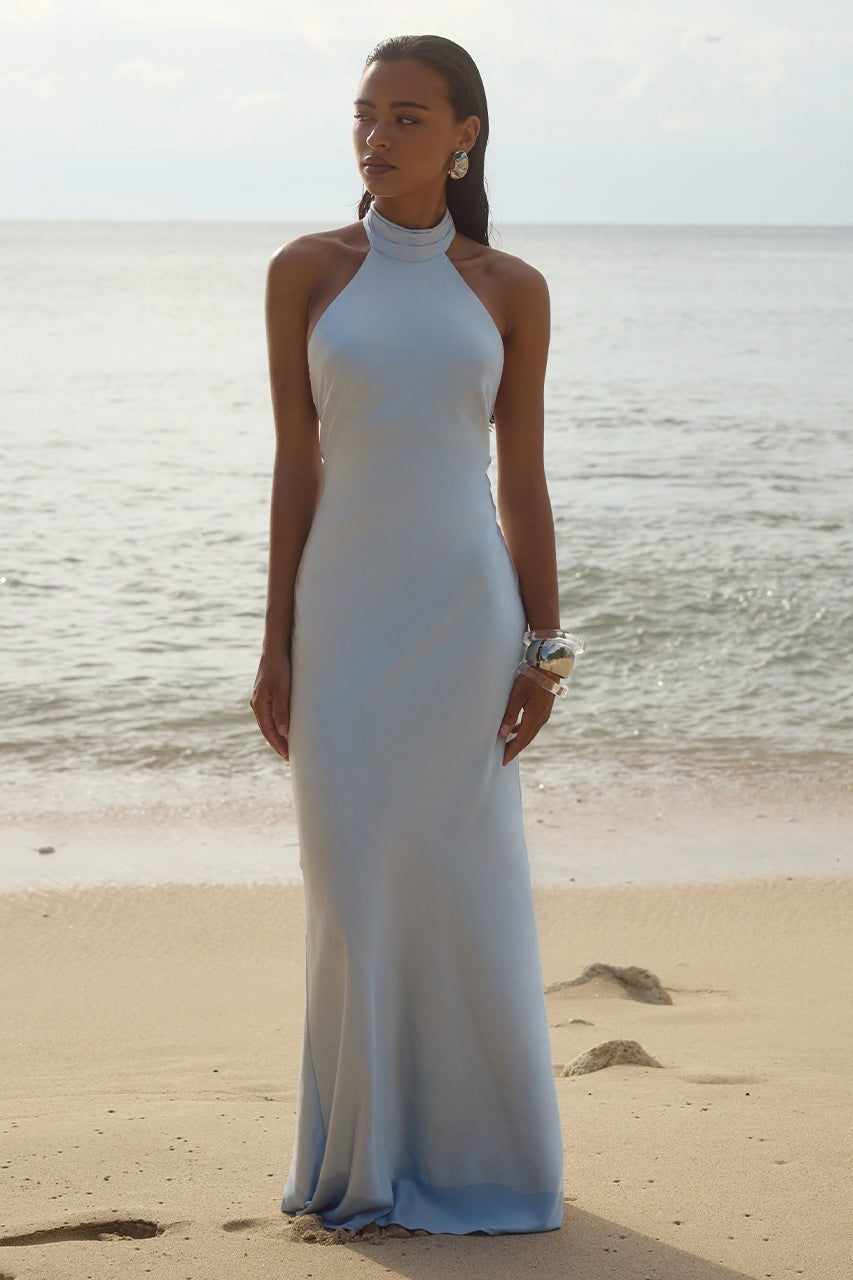 Runaway The Label | Brigitte Maxi Dress - Ice Blue
