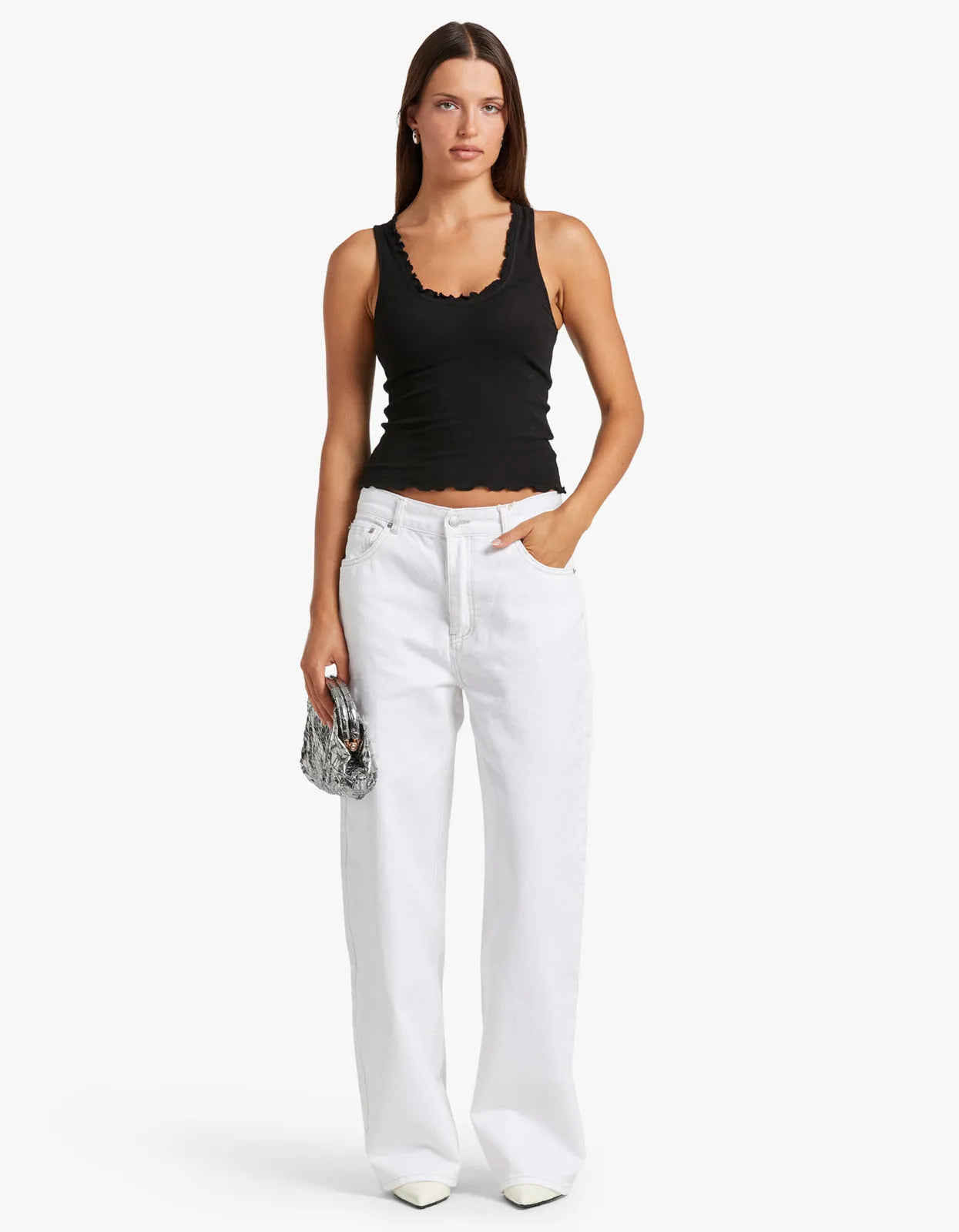 Bayse Brand | Perry Denim - Geisha White