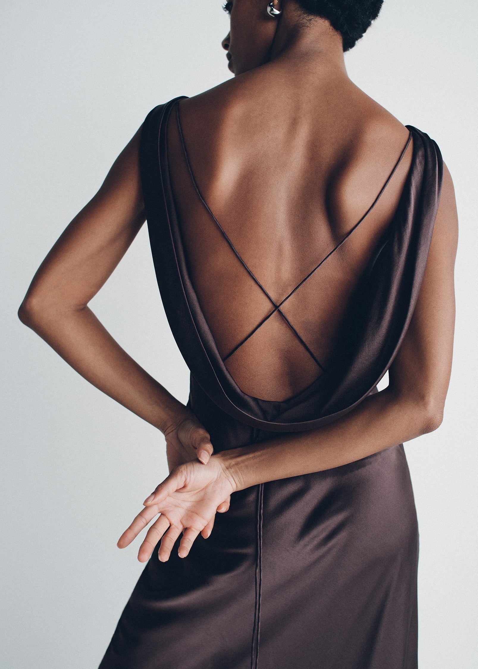 Hansen & Gretel | Clara Bias Dress - Cognac