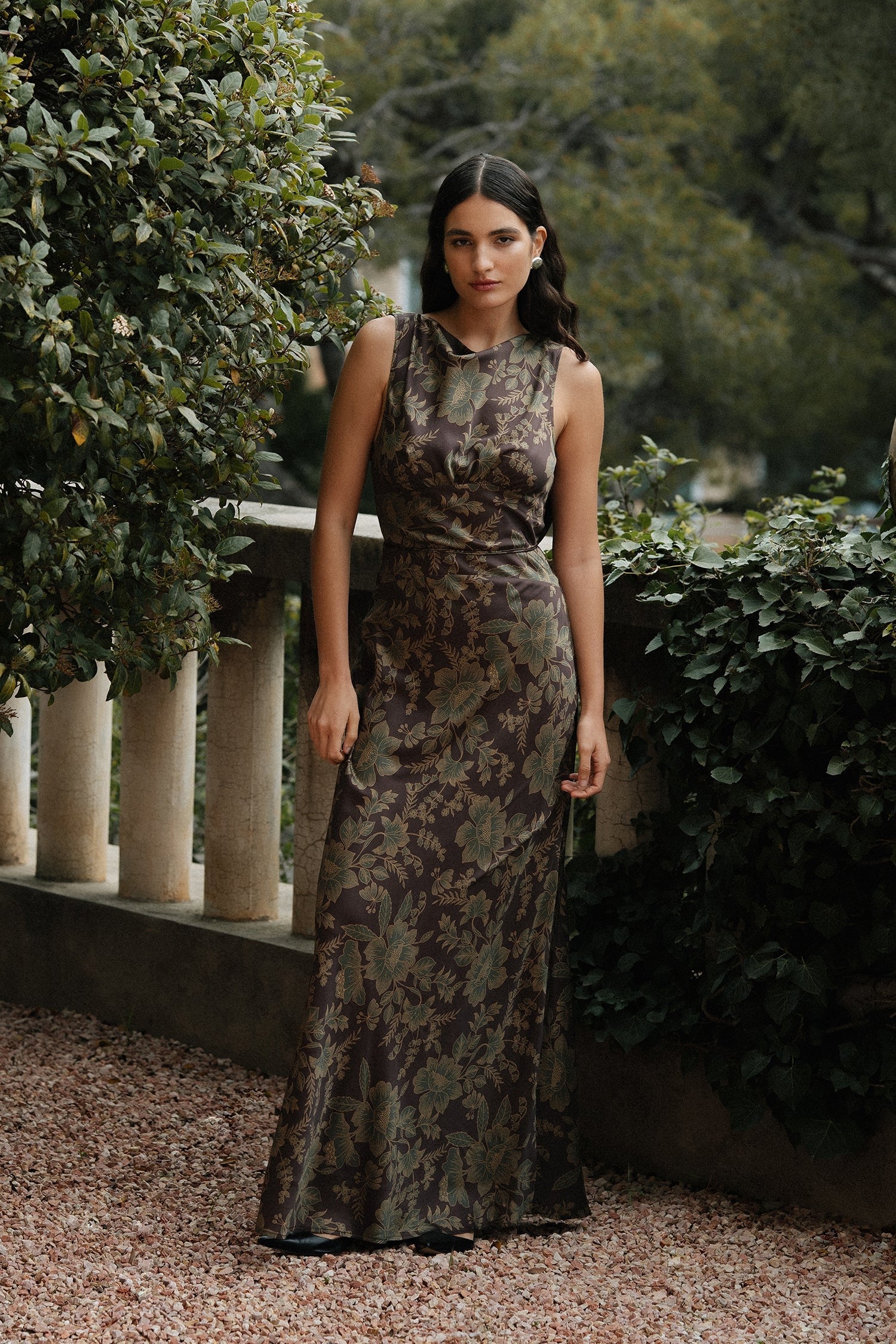 Hansen & Gretel | Clara Bias Dress - Gilded Garden