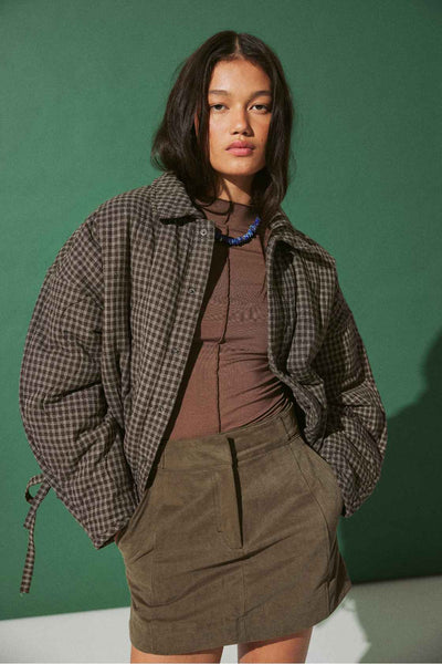 Arcaa Movement | Eames Mini Skirt - Khaki