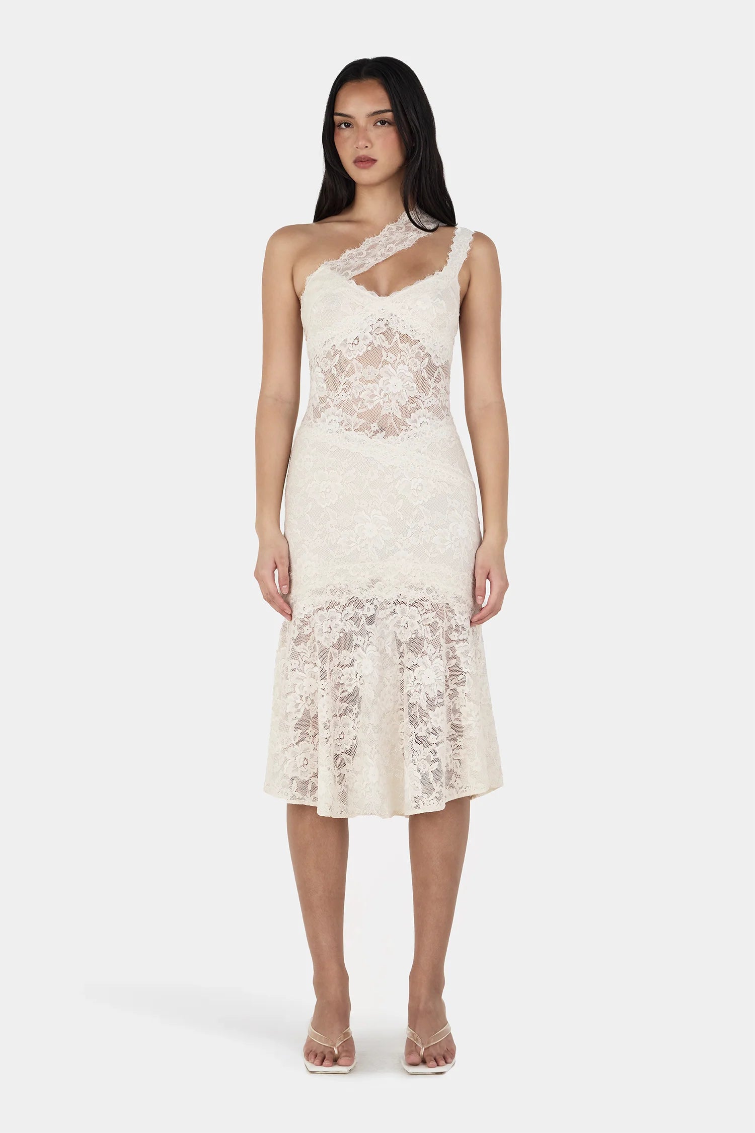 Ownley | Della Dress - Ivory