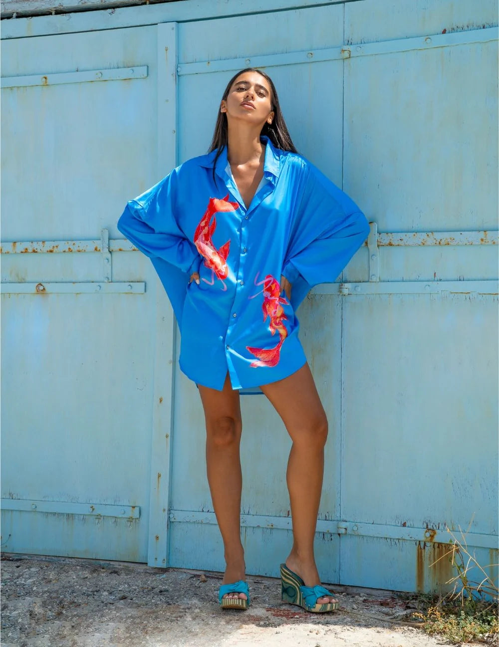 Summi Summi | LS OS Shirt - Koi