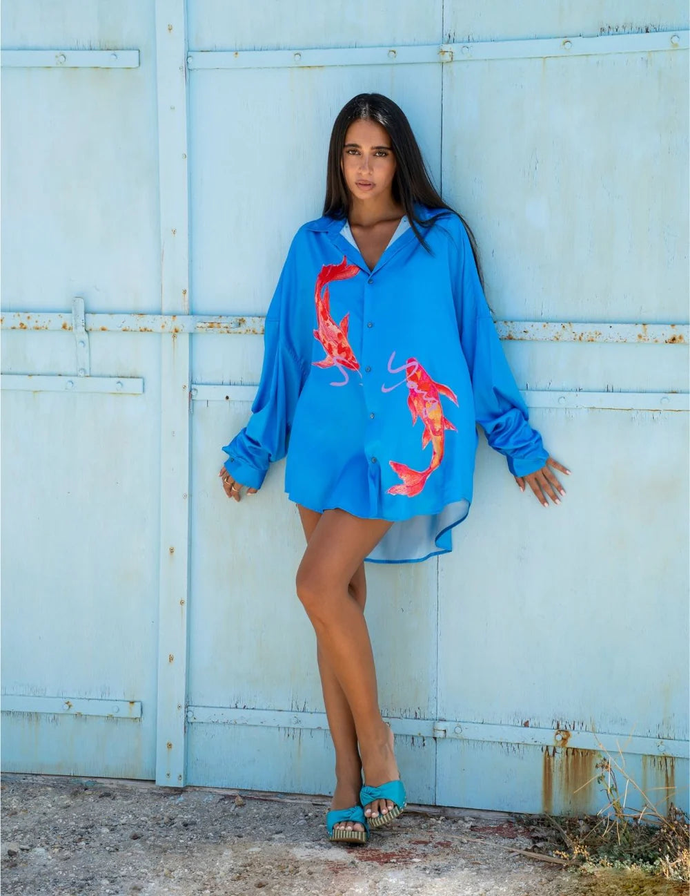 Summi Summi | LS OS Shirt - Koi
