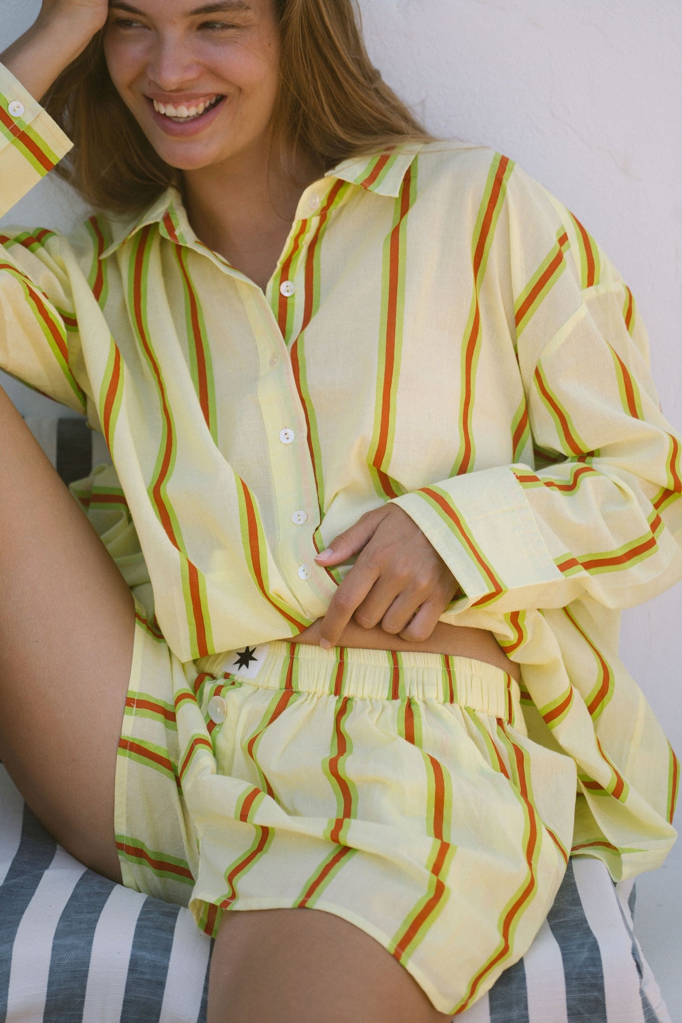 Ciao Ciao Vacation | Sandy Stripe Vines Shirt | Australia