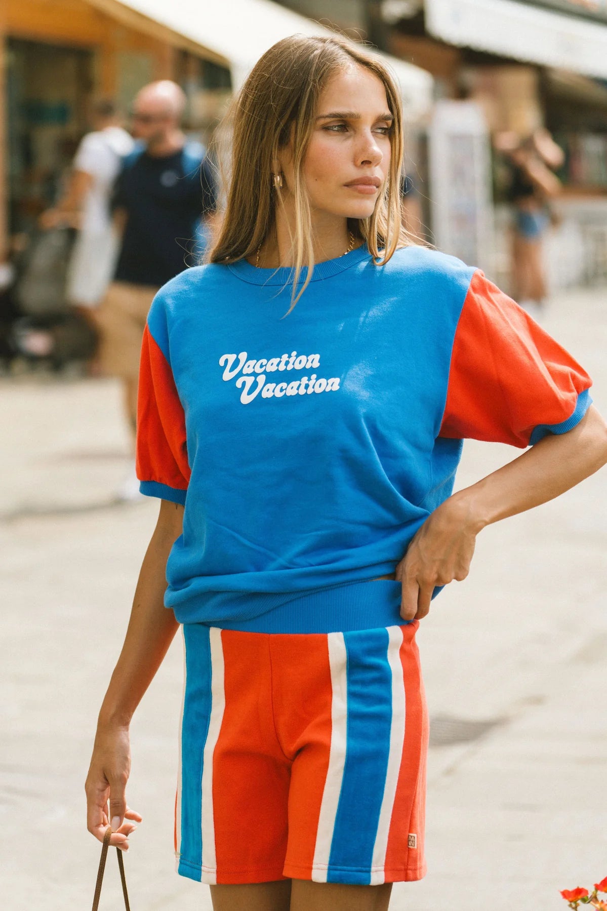 Araminta James | Vacation Top French Blue