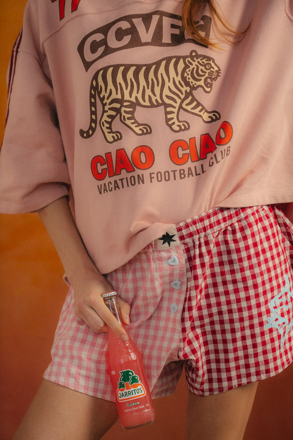 Ciao Ciao Vacation | Bloom Check Boxer Short