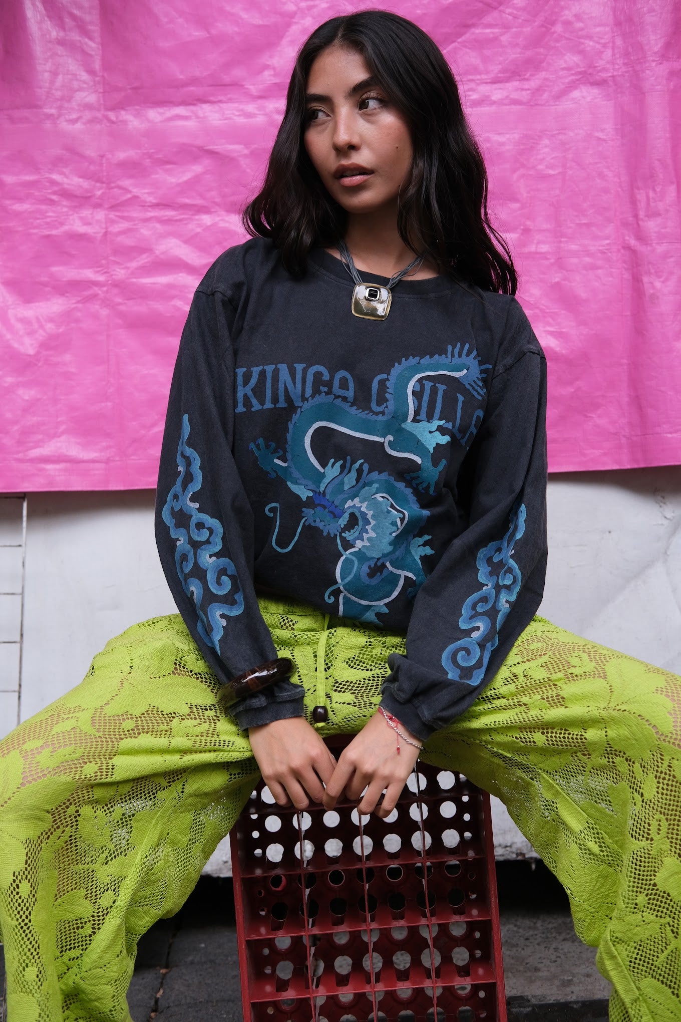 Kinga Csilla | Rex Dragon Roses LS Tee