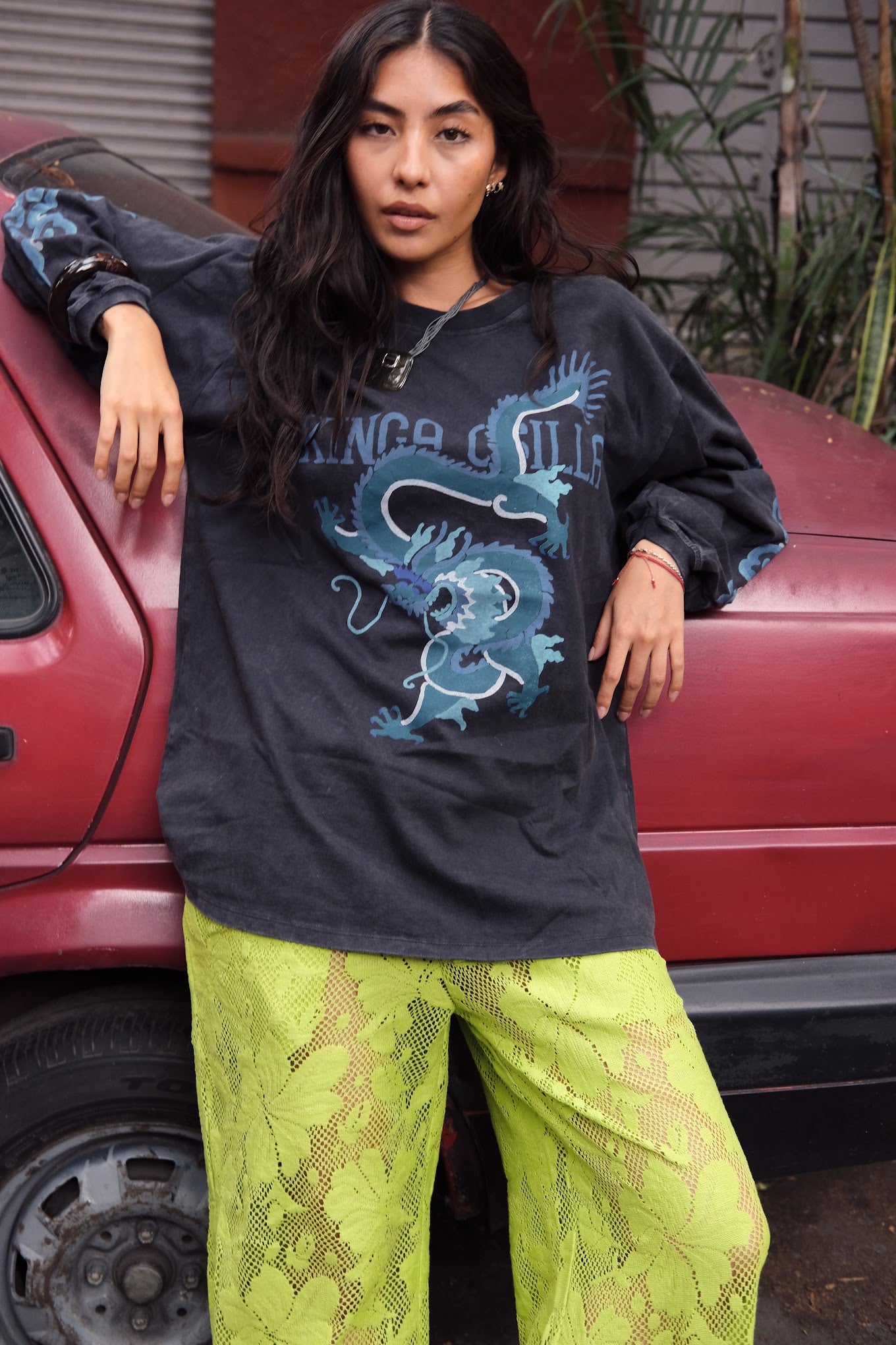 Kinga Csilla | Rex Dragon Roses LS Tee