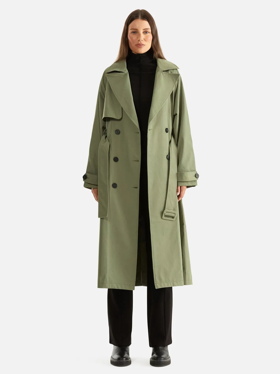 Ena Pelly | Carrie Trench Coat - Forest