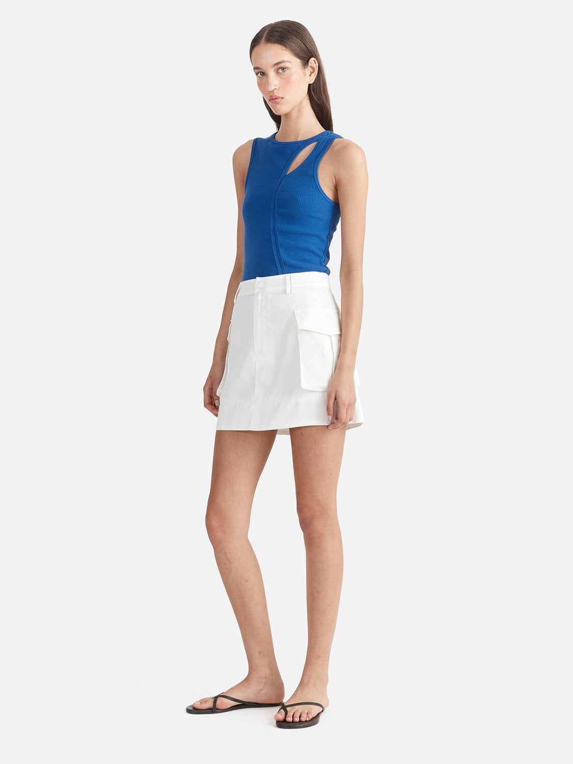 Ena Pelly | Hayley Cargo Skirt - White