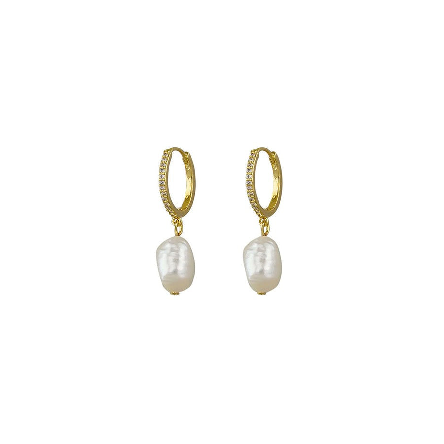Montana Pearl Earrings - Gold ES684G