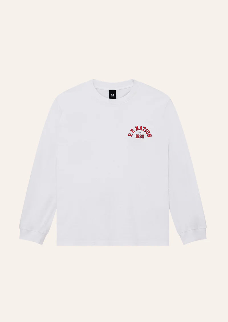 PE Nation | Established LS Tee - Optic White