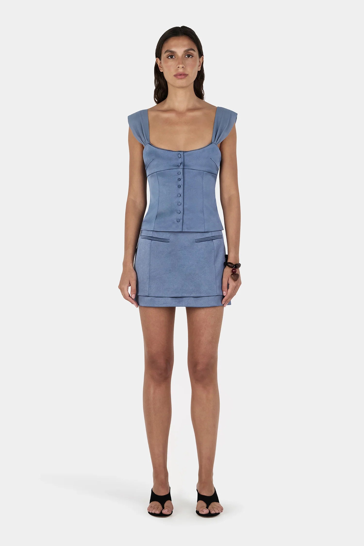 Hansen & Gretel | Everly Skirt - Steel