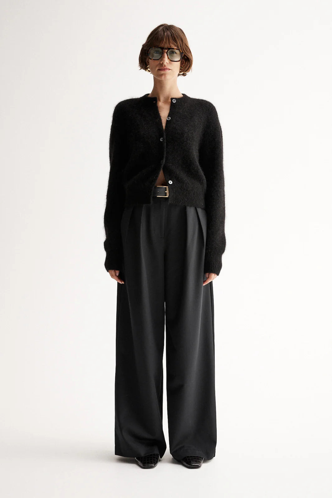 Elka Collective | Abigail Knit Cardigan - Black