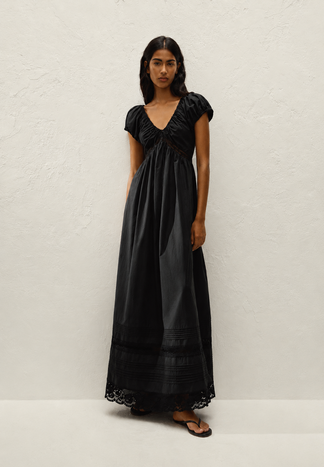 Faithfull The Brand | Elodia Maxi Dress - Mia Lace Black