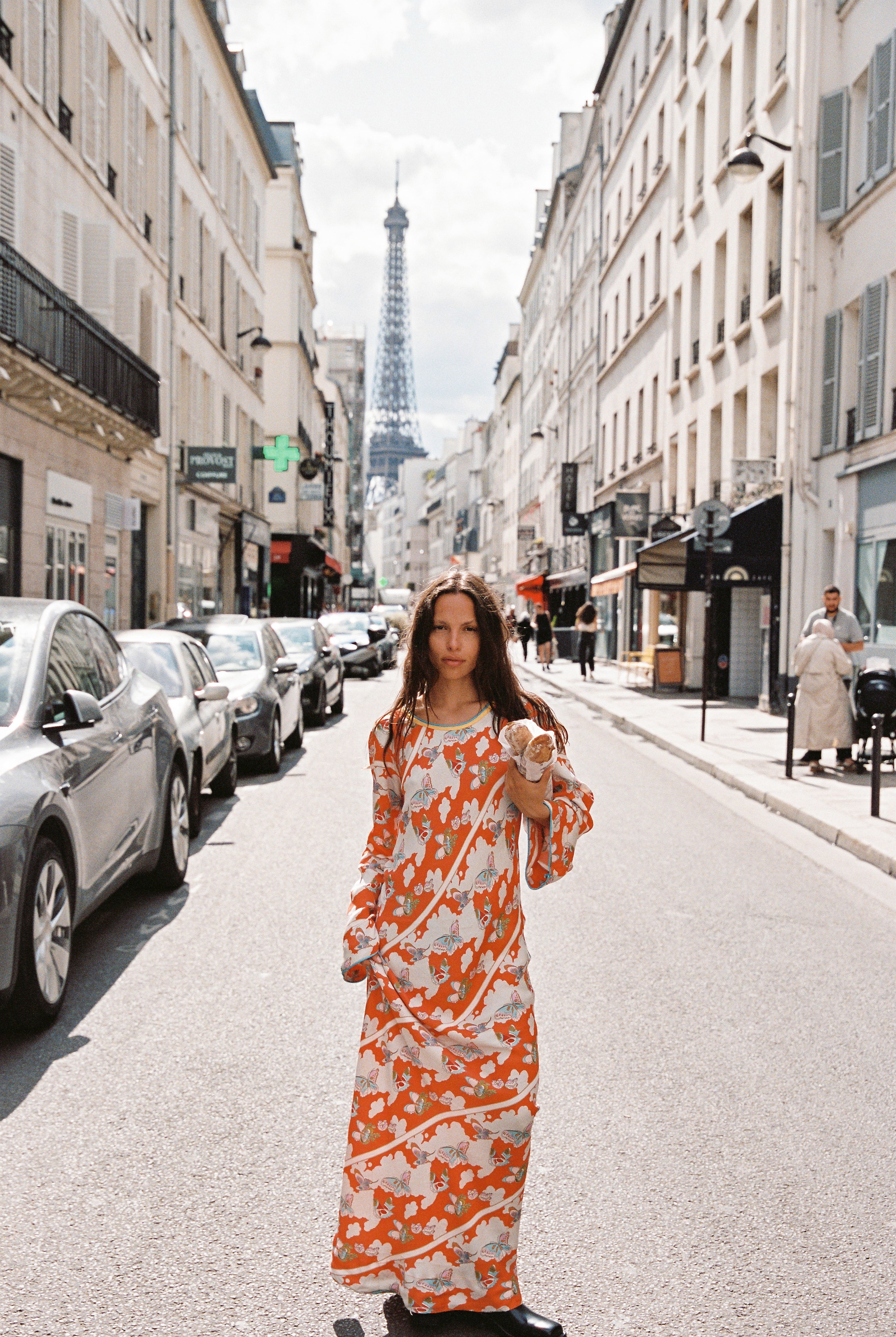 Kinga Csilla | Farfalla Olive Dress