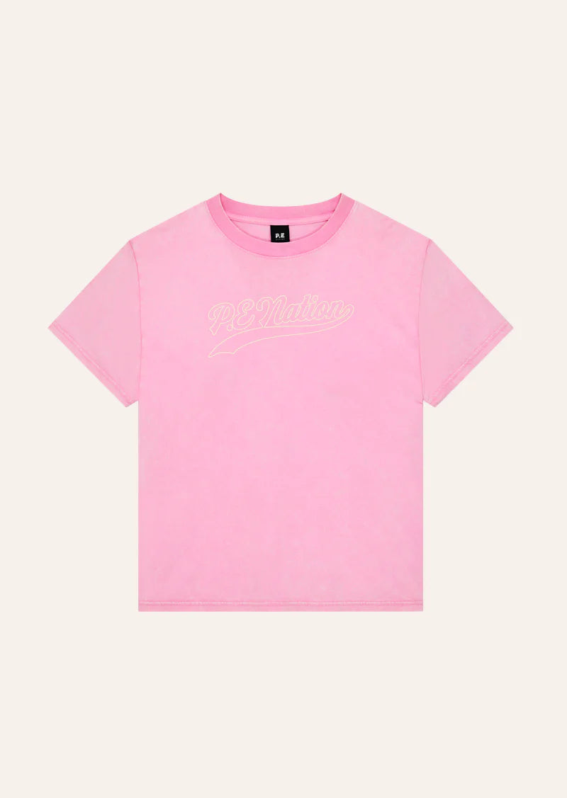 PE Nation | Formation 2 Tee - Washed Prism Pink