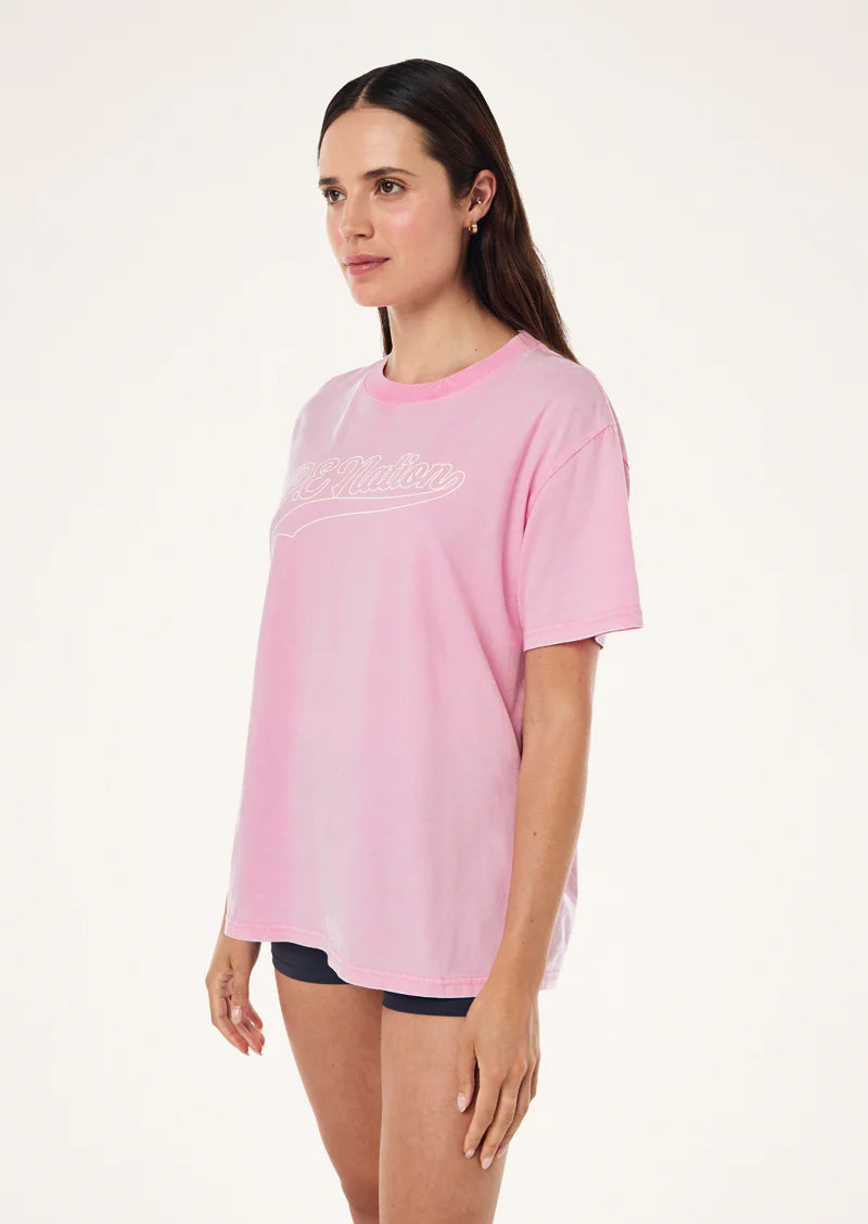 PE Nation | Formation 2 Tee - Washed Prism Pink