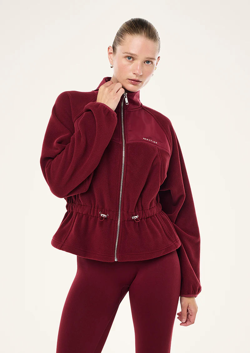 PE Nation | Form Jacket - Cabernet