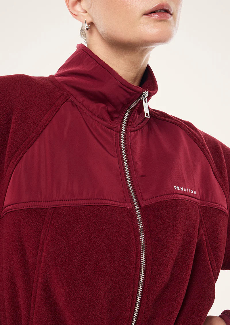 PE Nation | Form Jacket - Cabernet