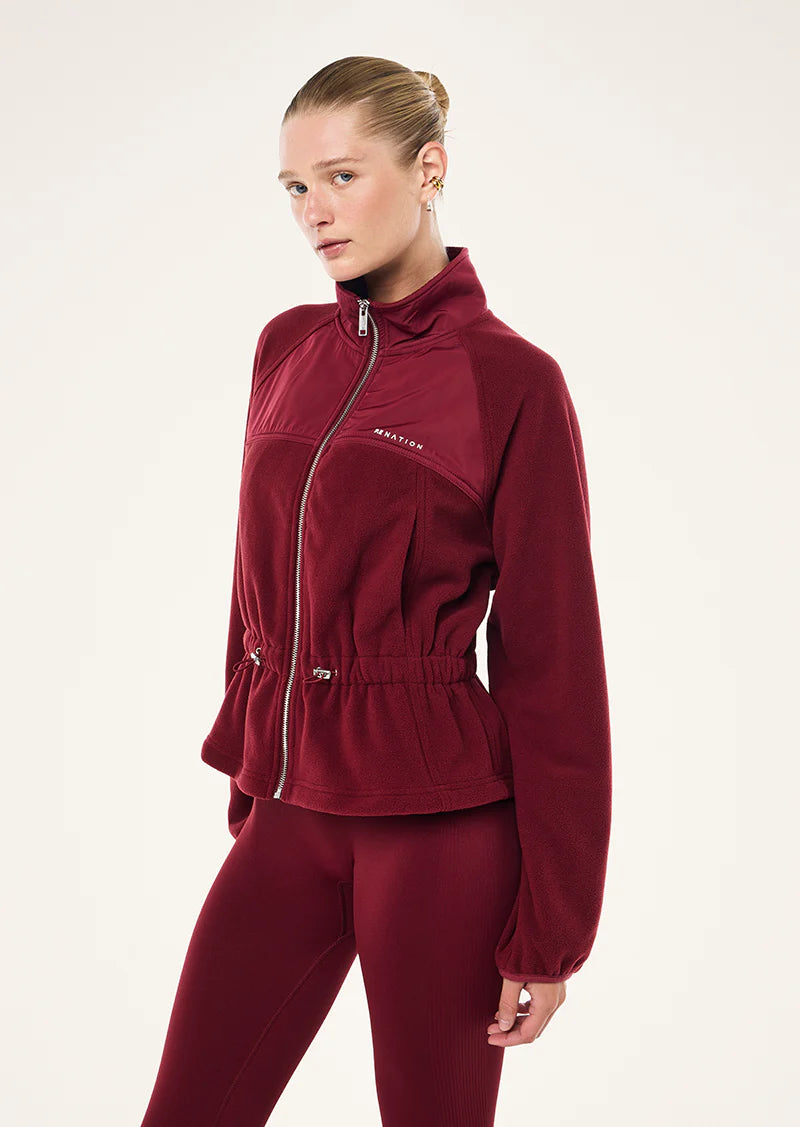 PE Nation | Form Jacket - Cabernet