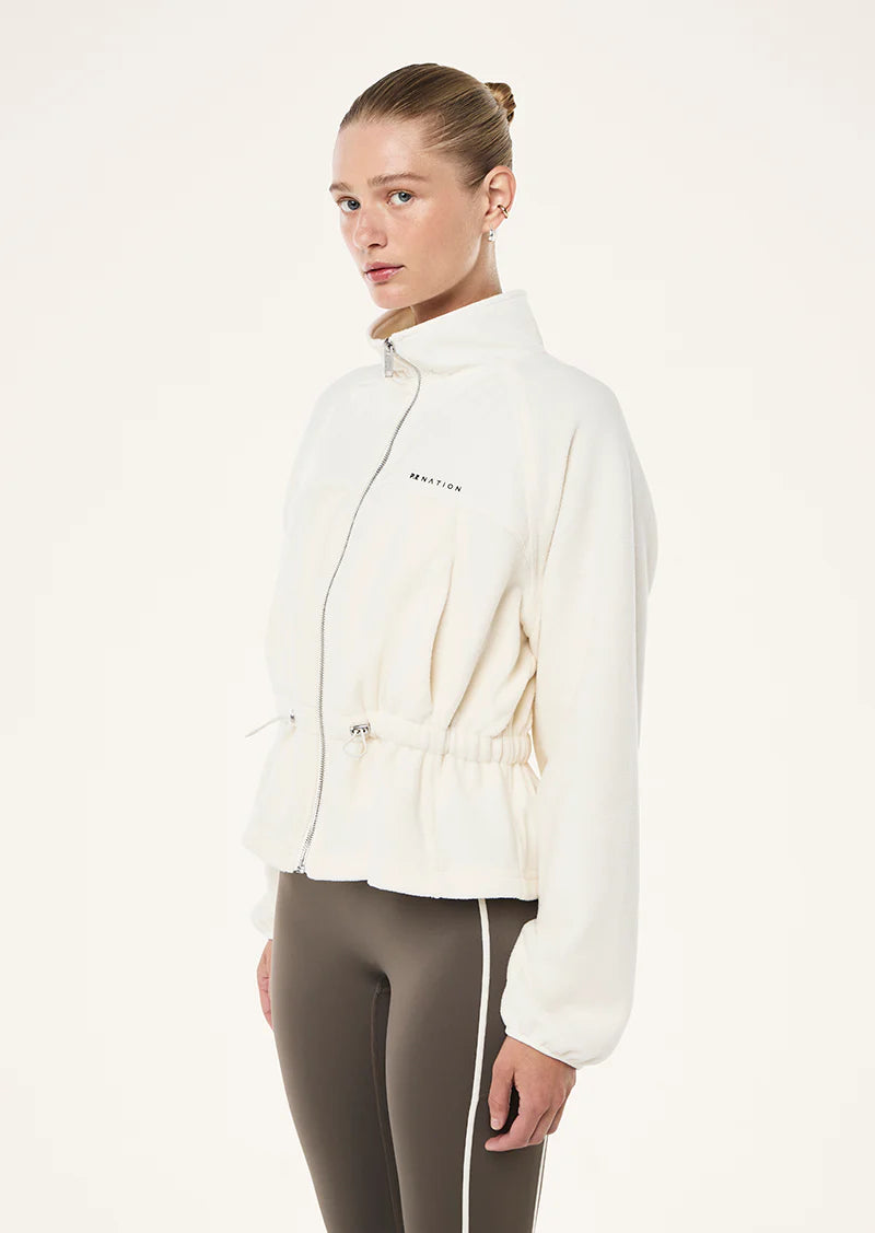 PE Nation | Form Jacket - Whisper White