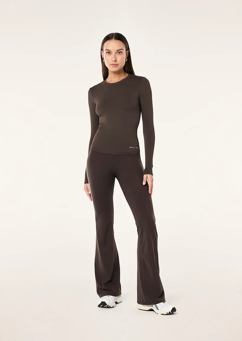 PE Nation | Foundation LS Top - Coffee